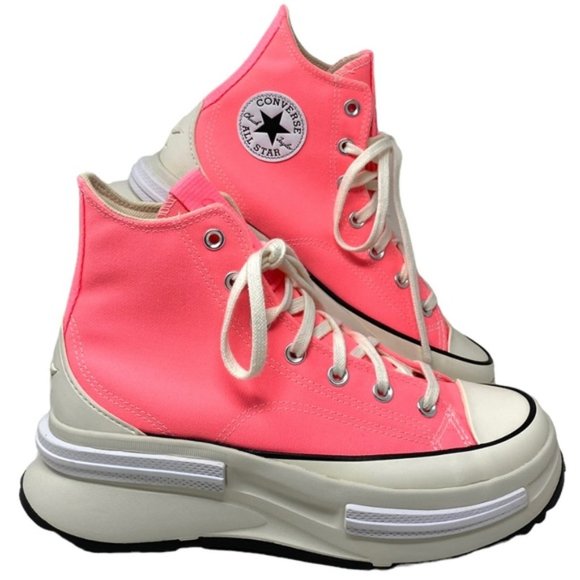 Converse Run Star Legacy CX High Shoes Electrical Pink Canvas Women Size A05012C - Picture 1 of 9